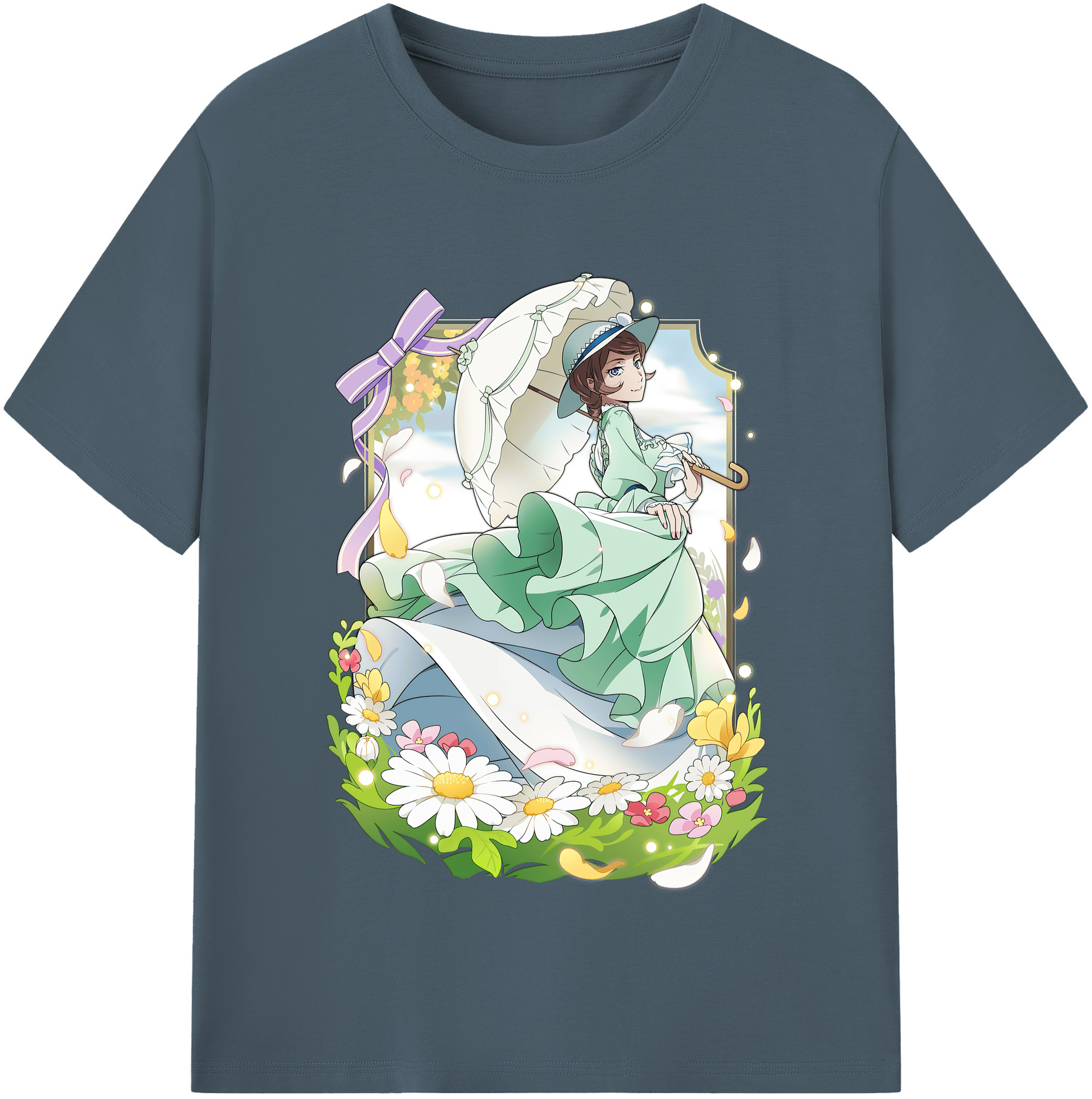 （画像用） 文豪ストレイドッグス Bungo Stray Dogs 綿100％半袖Tシャツ（フロントプリント）